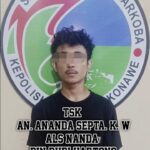Terlibat Transaksi Narkoba Ananda Septa Di Bekuk Satres Narkoba Polres Konawe