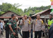 Pamatwil OMP Seulawah 2024 bersama Kapolres Lhokseumawe Tinjau Pengamanan di Sejumlah TPS