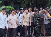 Presiden RI Prabowo Subianto Monitoring Kegiatan Pemungutan Suara di Kecamatan Babakan Madang Kabupaten Bogor