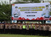 Kapolres Demak Ucapkan Terima Kasih Kepada Personel Pengamanan TPS 