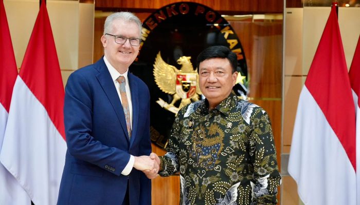 Bertemu Mendagri Australia, Menko Polkam Perkuat Kemitraan Kedua Negara